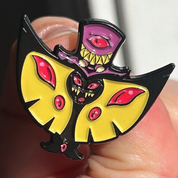 Hazbin Hotel Sir Pentious Snake Enamel Pin - Picture 2 of 7